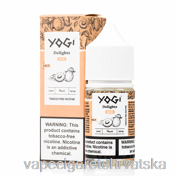 Vape Hrvatska Peach Ice Salts - Yogi Delights - 30ml 50mg